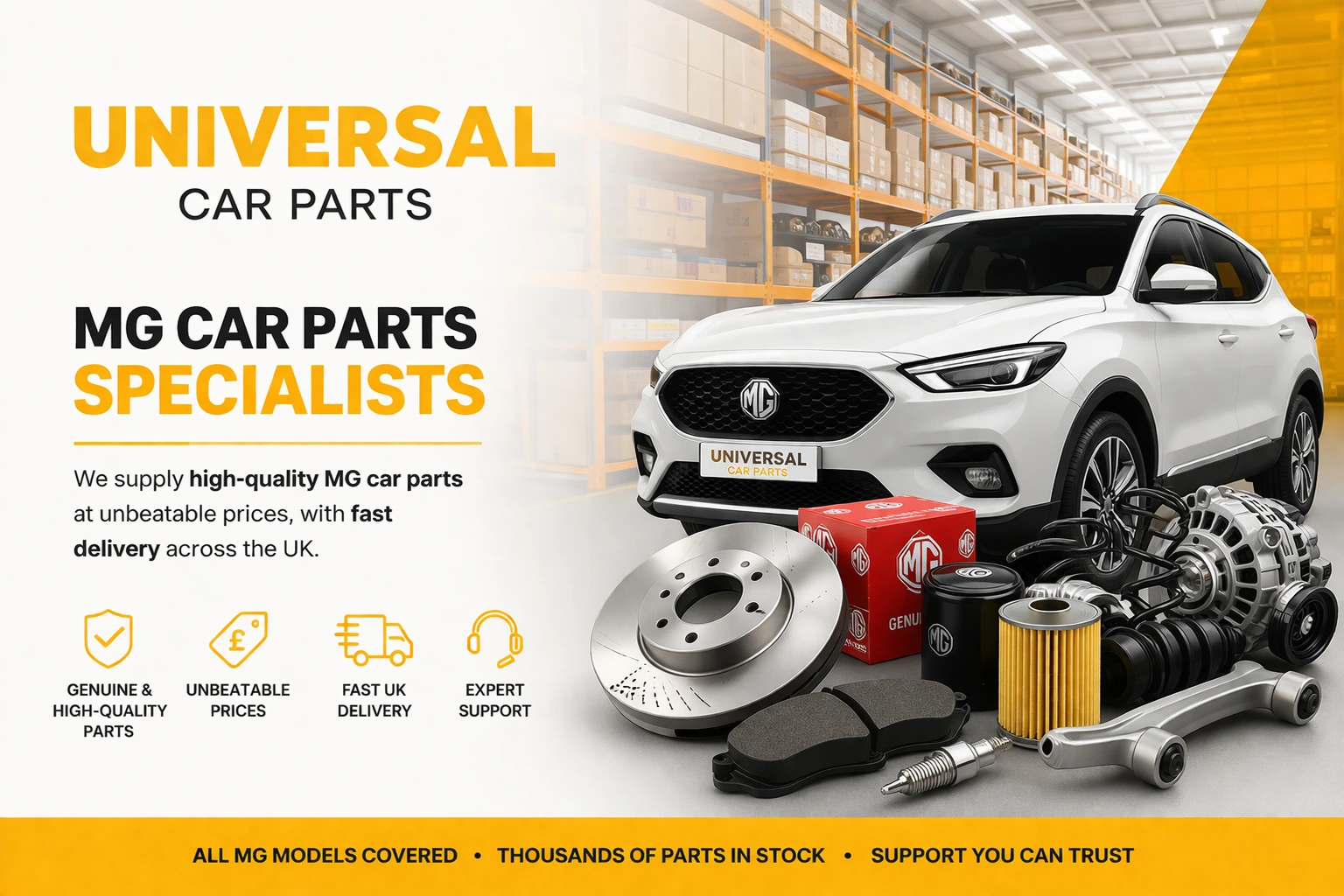 MG Car Parts Specialist UK — Universal Car Parts
